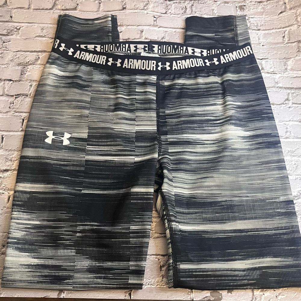 UNDER ARMOUR Girls Black Legging Pants